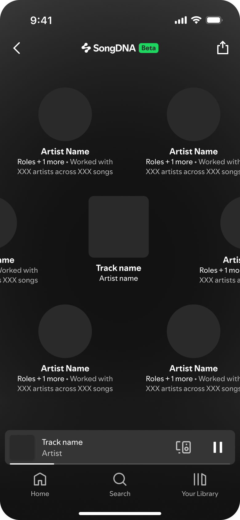 Early Track View exploration